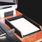 Dacasso Black Leather Front-Load Letter Tray AG-1001 - alternate 4